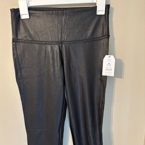 Time and Tru Black Faux Leather Pants